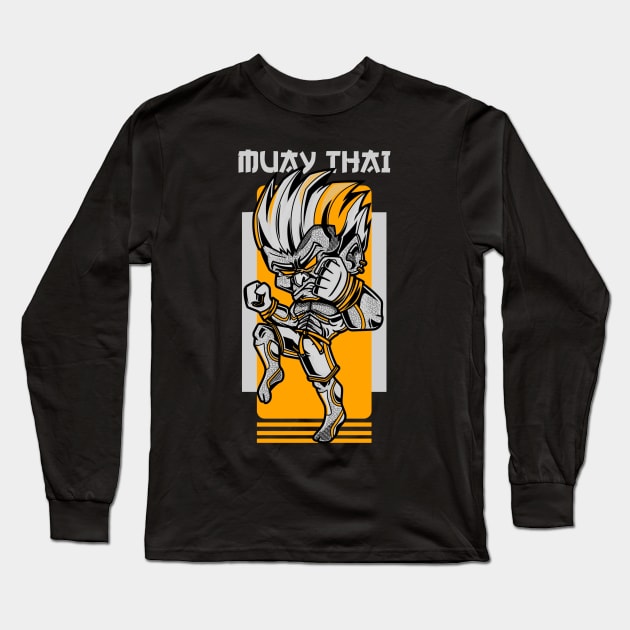 Muay Thai / Muay Thai Fighter / Muay Thai Lover / Muay Thai Fan / Muay Thai Fighter Design Long Sleeve T-Shirt by Redboy
